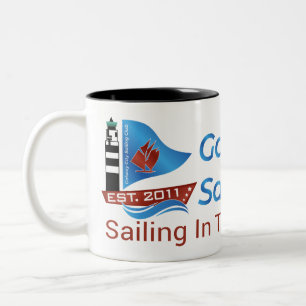Galway City Sailing Club - Logo Solid Two-Tone Coffee Mug