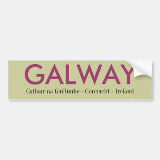 Galway Ireland Bumper Sticker