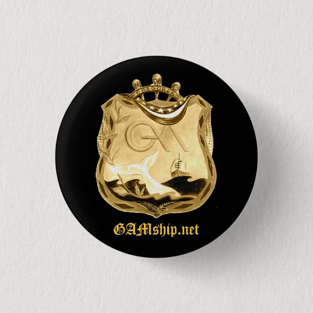 GAM Black Gold Pledge Pin (Front)