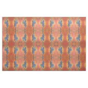 Gamaun The Prophetic Bird With Ruffled Feathers Fabric