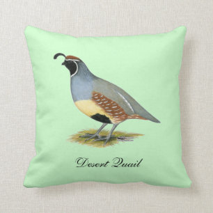 Gambel's Desert Quail Cushion