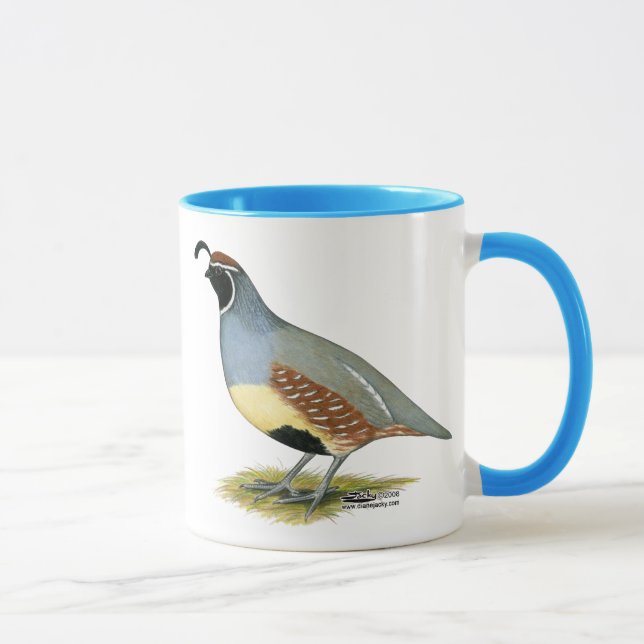 Gambel's Desert Quail Mug (Right)