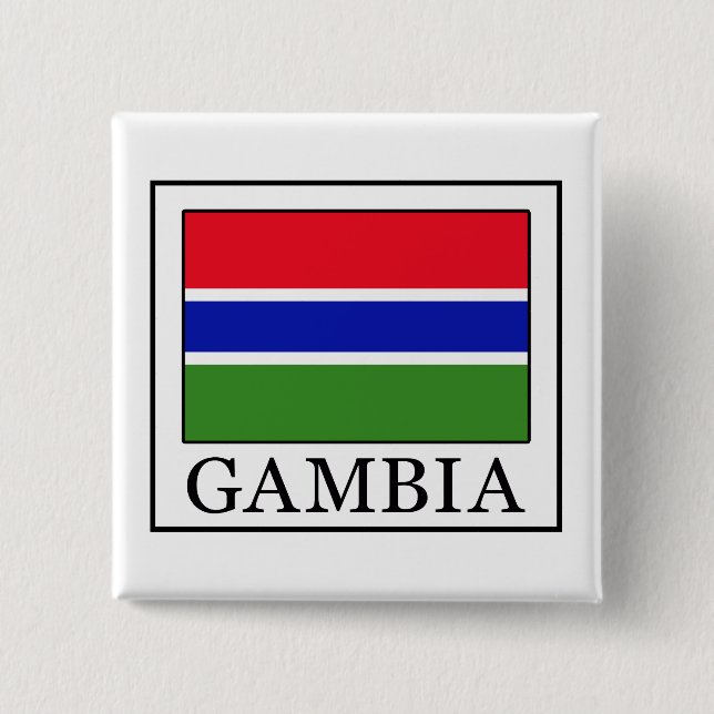 Gambia 15 Cm Square Badge (Front)