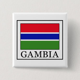 Gambia 15 Cm Square Badge