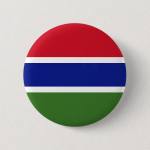 gambia 6 cm round badge