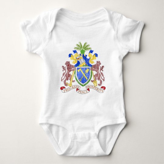 Gambia Coat Of Arms Baby Bodysuit