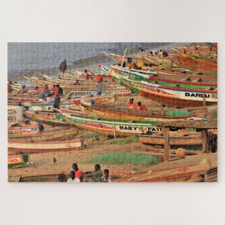 Gambia Fishing Boats Puzzle