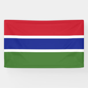 Gambia flag Banner