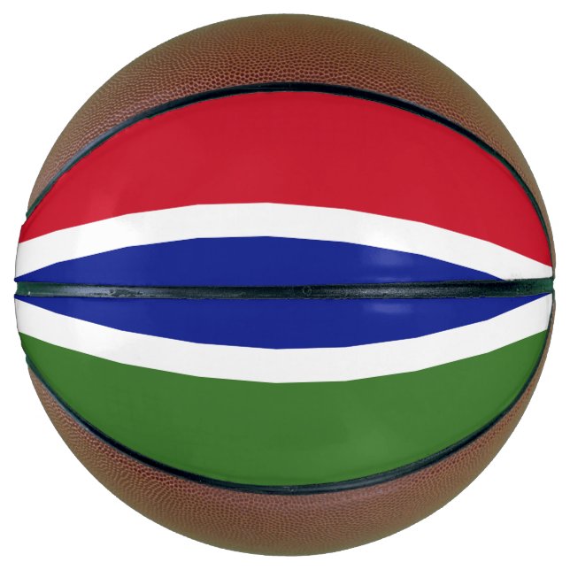 Gambia flag basketball (Front)