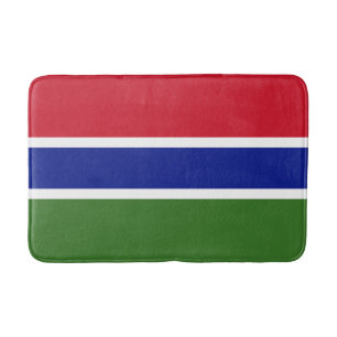 Gambia Flag Bath Mat