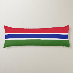 Gambia flag body cushion