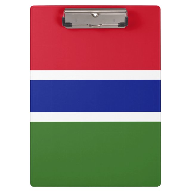 Gambia flag clipboard (Front)