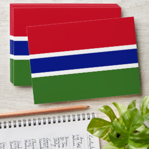 Gambia flag envelope