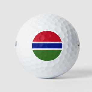 Gambia flag golf balls