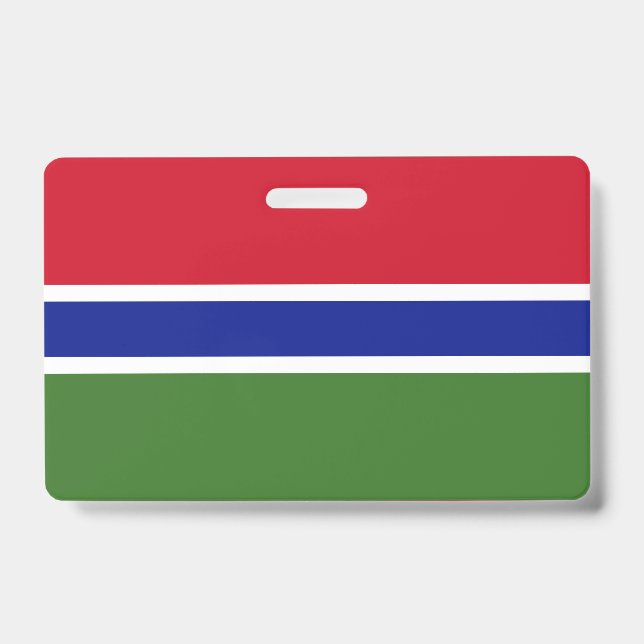 Gambia flag ID badge (Front)