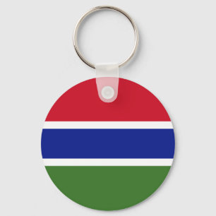 Gambia Flag Key Ring