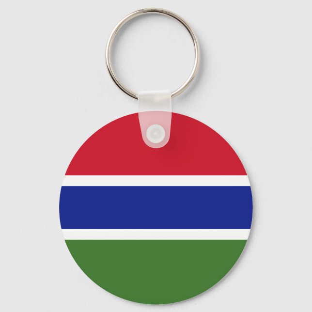 Gambia Flag Key Ring (Front)