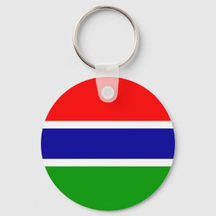 Gambia Flag Key Ring