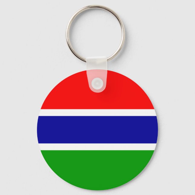Gambia Flag Key Ring (Front)