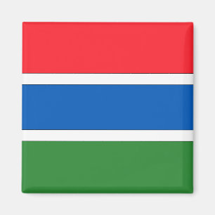 Gambia Flag Magnet