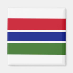 Gambia Flag Magnet