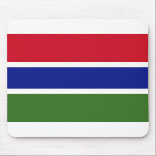 Gambia Flag Mouse Mat
