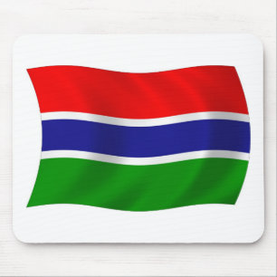 Gambia Flag Mousepad