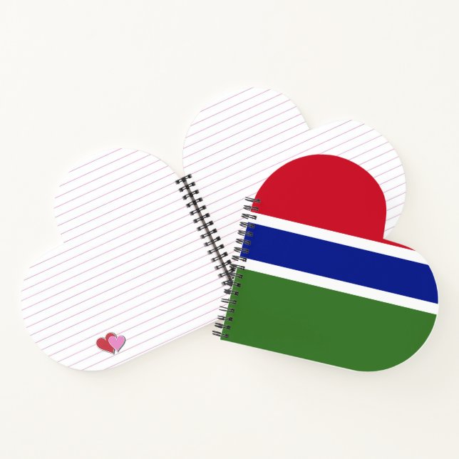 Gambia flag notebook (Inside)