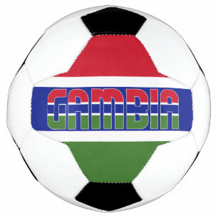 Gambia Flag Patriotic Football