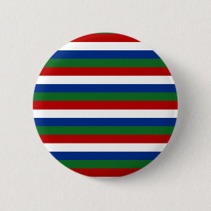 gambia flag stripes country pattern symbol red gre 6 cm round badge