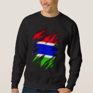 Gambia Flag Sweatshirt