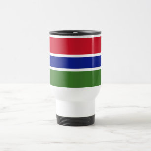 Gambia Flag Travel Mug