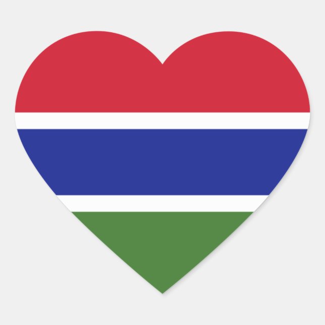 gambia heart sticker (Front)