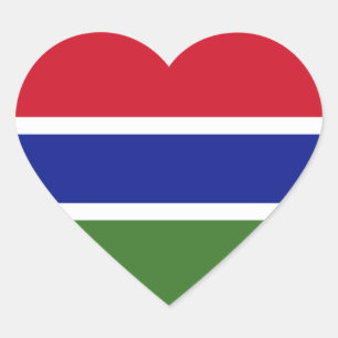gambia heart sticker