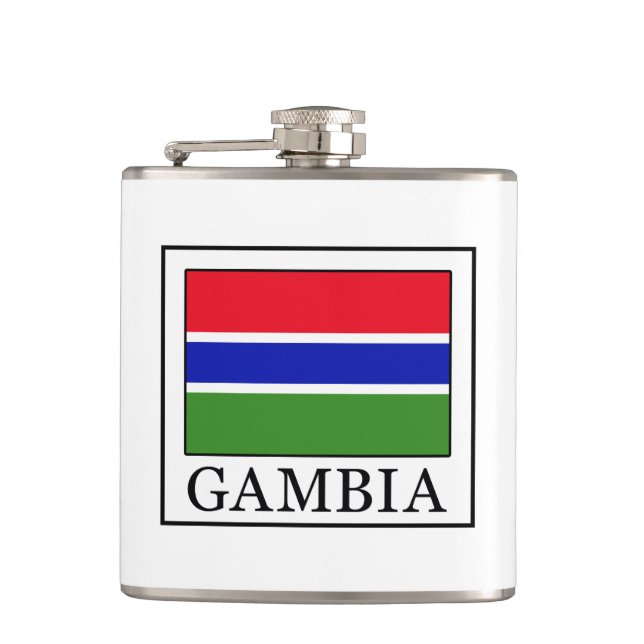 Gambia Hip Flask (Front)