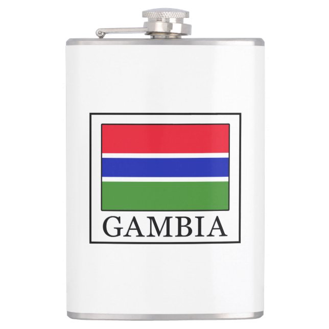 Gambia Hip Flask (Front)