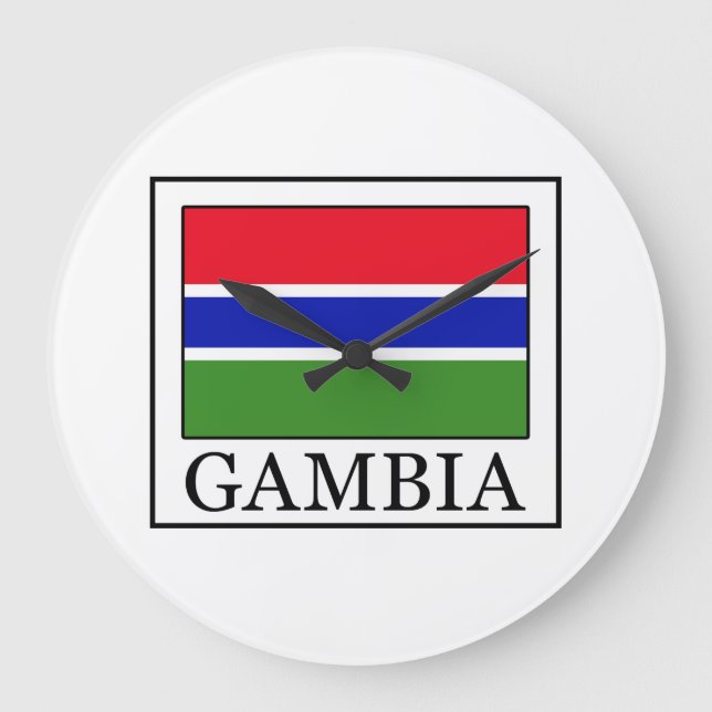 Gambia Large Clock (Front)