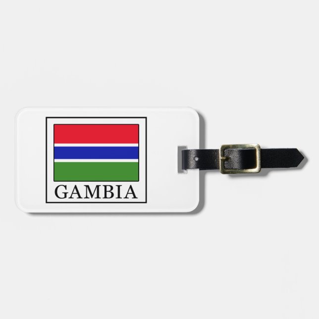 Gambia Luggage Tag (Front Horizontal)