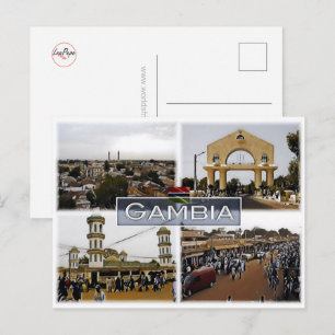 Gambia - Mosaic - Postcard