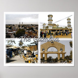 Gambia - Mosaic - Poster