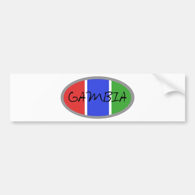 Gambia Products!! Bumper Sticker (Front)