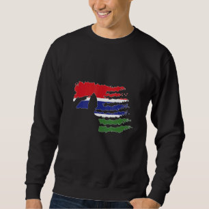 Gambia Soldier Salute Veteran Patriot Sweatshirt