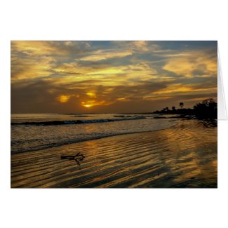 Gambia Sunset Greeting Card