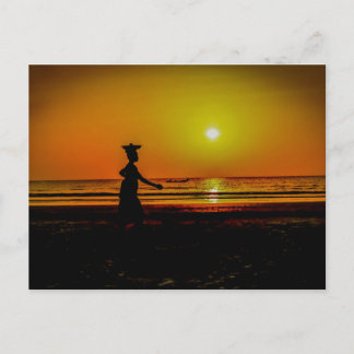 Gambia Sunset Postcard