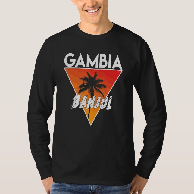 Gambia With Sunny Colours T-Shirt (Front)