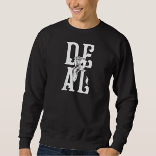 Gambler Pinochle Gin Rummy Deal Gambling Poker Pla Sweatshirt