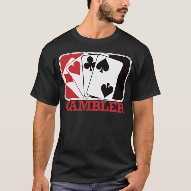 Gambler - Red T-Shirt (Front)