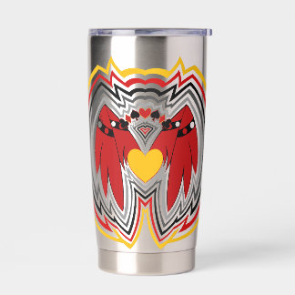 Gambler With A Heart Of Gold Graphic Ripples Insulated Tumbler