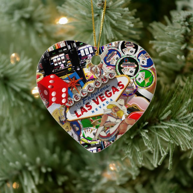 Gamblers Delight - Las Vegas Icons Ceramic Tree Decoration (Tree)
