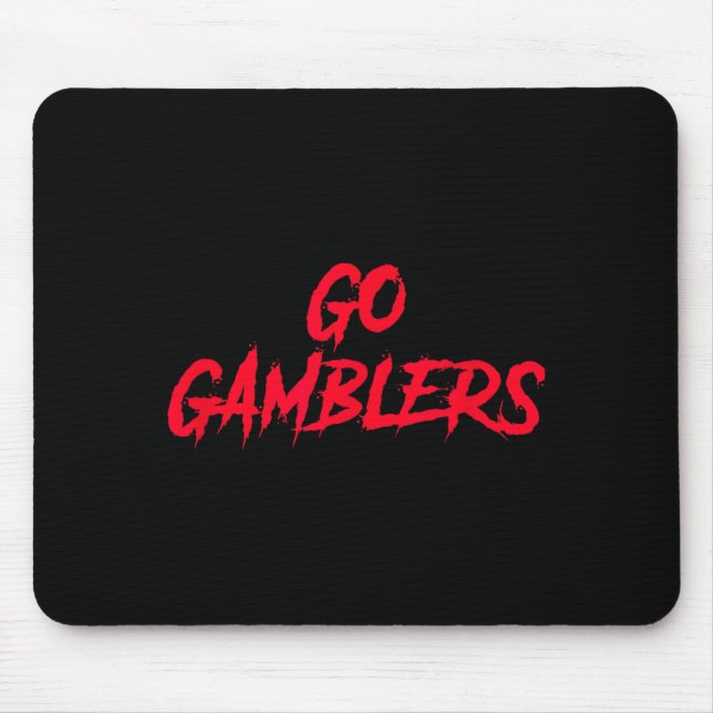 Gamblers Houston Football Tailgate Mouse Mat (Front)